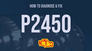 dtc p2450 interpretation
