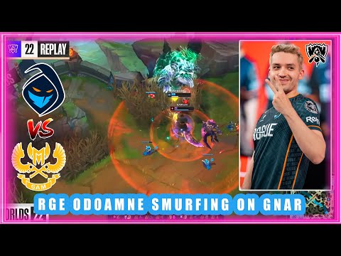 RGE Odoamne Smurfing On Gnar [RGE vs GAM]
