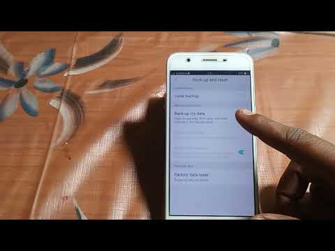 how to turn on back up my data Vivo y66