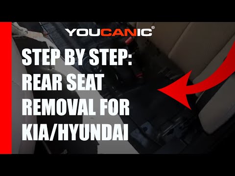 Rear Seat Removal Instructions for Kia/Hyundai Vehicles: A Step-by-Step Guide