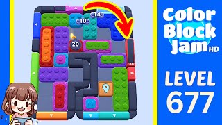 Soluzione del Livello 677 di Color Block Jam