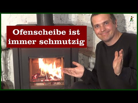 Fireplace glass always dirty, but why?