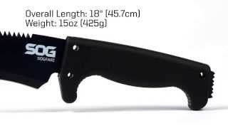 Мачете SOG SOGfari Kukri Machete MC11, сталь 3Cr13, рукоять резина