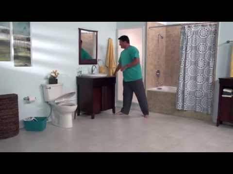 Cadet® PRO Two-Piece 1.6 gpf/6.0 Lpf Chair Height Elongated 10-Inch Rough Toilet Less Seat // WHITE // YouTube Video