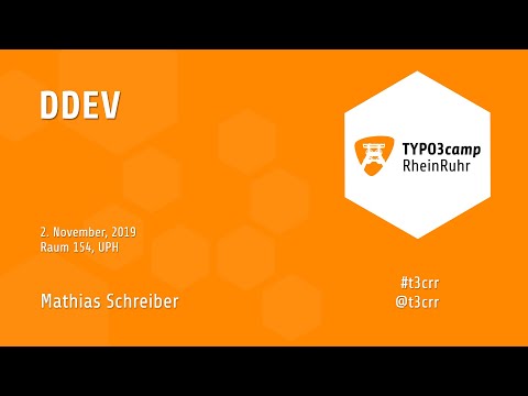 T3CRR - 2019  - Manuelles Setup von DDEV - Mathias Schreiber
