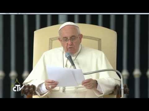 AUDIÊNCIA GERAL DO PAPA FRANCISCO - 15/10/2014 - DUBLADO