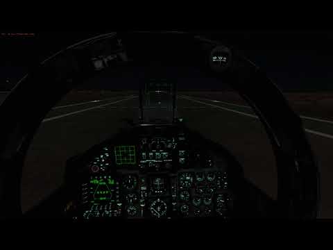DCS World - Persian Golf - Dubai night flight