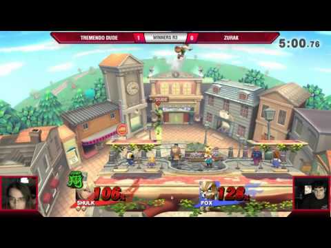 VS Weekly 6/29/17 - Winners R3 - Tremendo Dude (Shulk) vs Zurak (Fox) - Smash 4