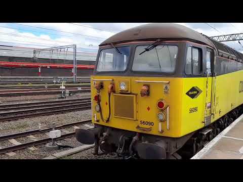 Colas 56090 Runnig Round Her Train at Crewe 17/5/21