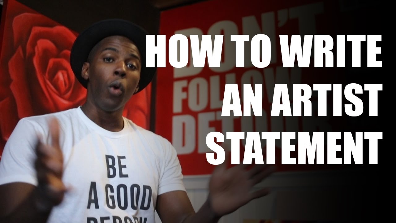 How to write an artist statement for artists and creatives