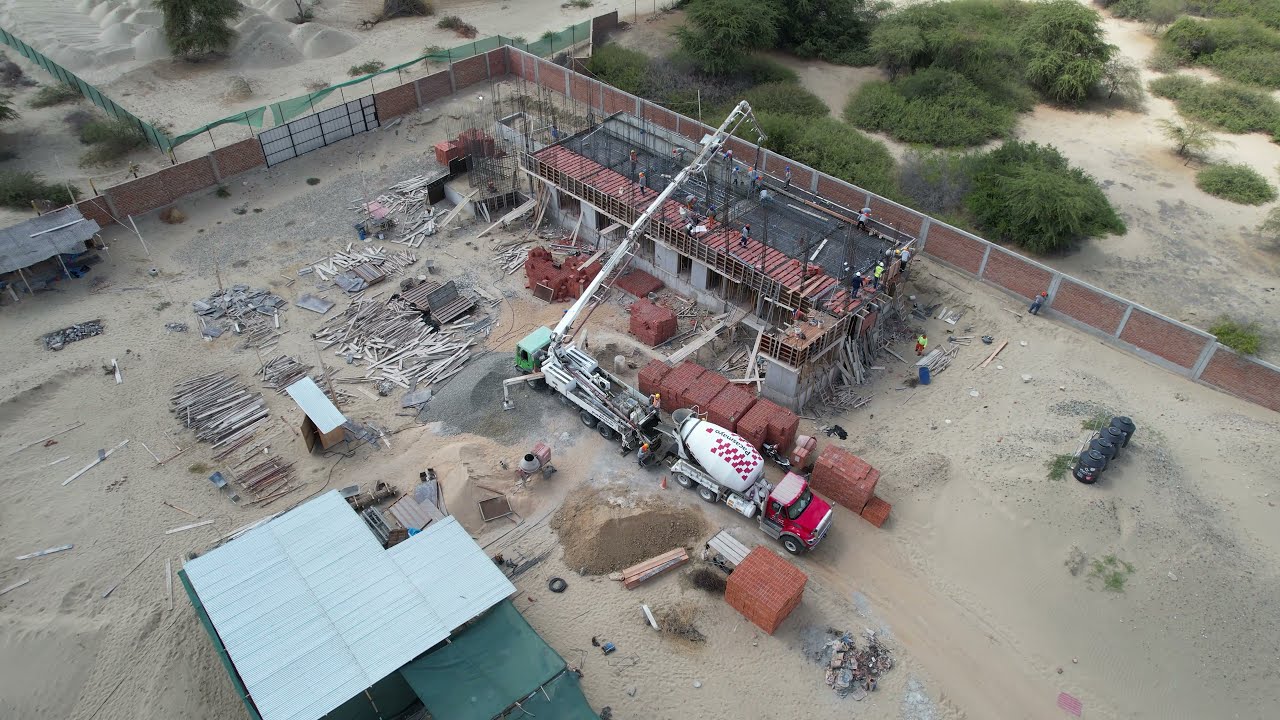 Monitoreo de avance de obra 06.10.21 - Hijas de Santa María del Corazón de Jesús - Drone Piura