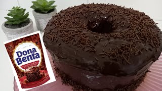 🔴BOLO DE CHOCOLATE DE MASSA PRONTA | DONA BENTA