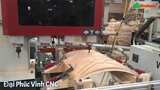 Máy làm mộng âm cnc gia công được biên dạng cong phức tạp | Woodmaster
