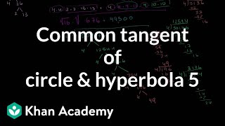 IIT JEE Circle Hyperbola Common Tangent Part 5