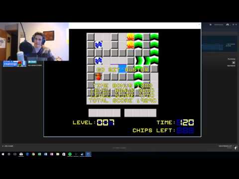 Bumble through (walkthrough of) lvls 1-13 Chips Challenge!