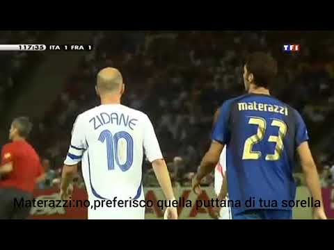 Dialogo: Zidane e Materazzi