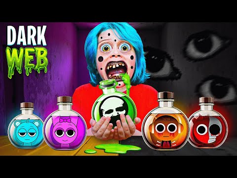 NEVER DRINK as POÇÕES SPRUNKY TO THE DARKWEB 🤢 ( Alec GO! Vlogs )