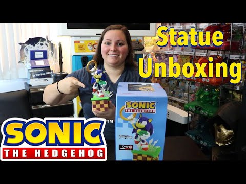 Sonic the Hedgehog Statue Unboxing (Diamond Select Toys - GameStop Exclusive) Sega Statue