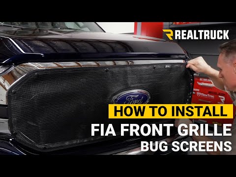 How to Install Fia Front Grille Bug Screens