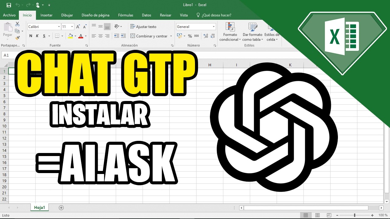 COMO INSTALAR CHAT GTP A EXCEL FACILMENTE Y PROBAR FUNCIÓN AI ASK - Excel for ChatGTP