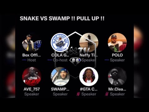 FULL SPACE: Snake Eyez vs Swamp FACEOFF 🐍‼️ #midnightmadness