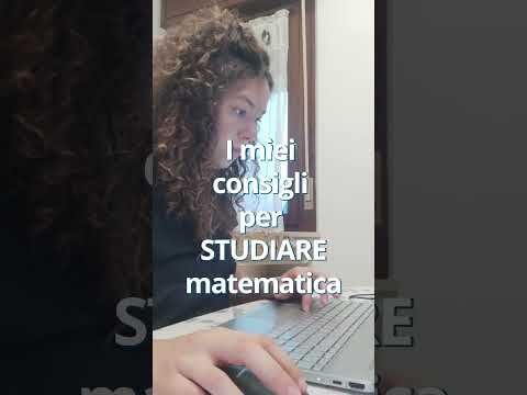 Non sai come studiare matematica? I miei consigli :)  #shorts
