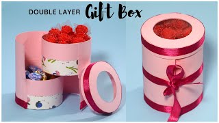 Double Layer Gift Box | Valentines Day Gift for Him / Her | DIY Valentine Gift Box