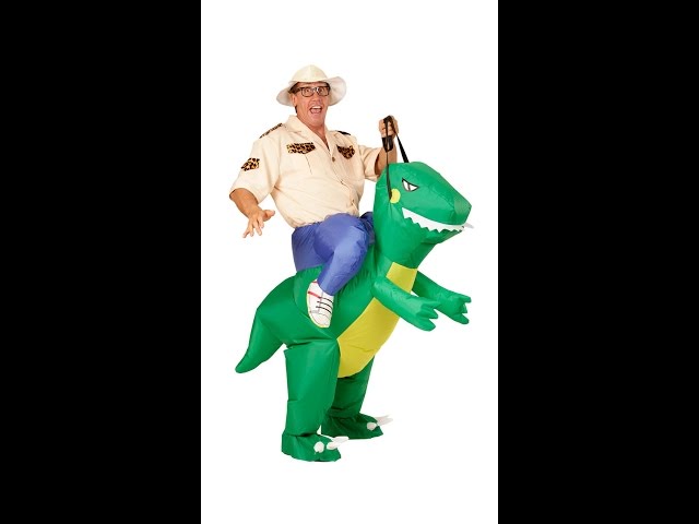 Explorer on Dino kostume video