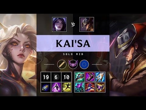 Kai'Sa Mid vs Twisted Fate - EUW Master Patch 25.16