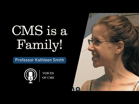 Voices of CMS Ep 2 - Professor Kathleen Smith - YouTube