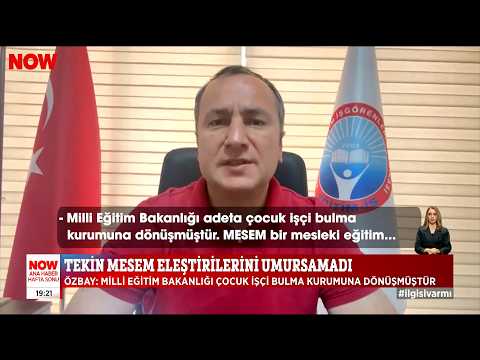 Eğitim-İş Genel Başkanı Kadem Özbay - Tekin Mesem Eleştirilerini Umursamadı - NOW TV | EĞİTİM İŞ