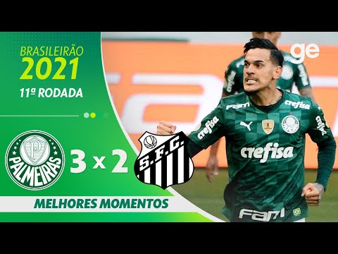 Vídeo / Palmeiras 3 x 2 Santos - Brasileirão 2021!