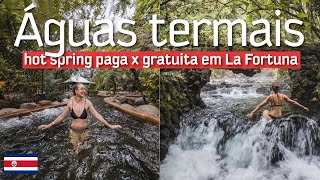 Essa água é aquecida por um VULCÃO 😱 Como são as águas termais da COSTA RICA Hot springs La Fortuna