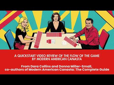 Modern American Canasta Game Play Overview! Are you ready to learn to play?