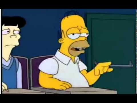 los simpsons - disculpe profesor cerebron