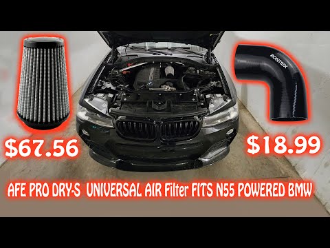 Under $100 AFE intake for N55 Powered BMW F25 F26 , F15, F16 and f10