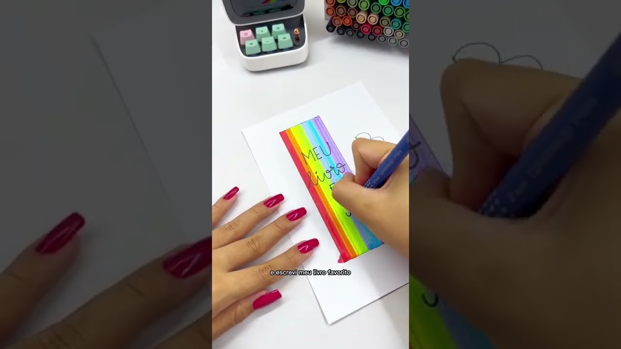 Marca páginas personalizado #shorts #booktok #estudante #livros #marcapaginas