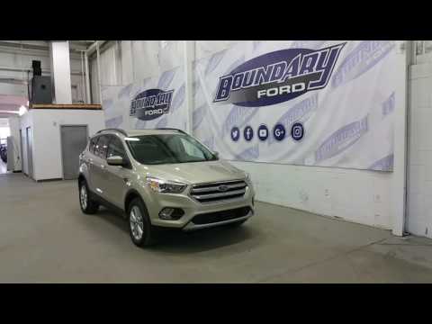2017 Ford Escape SE W/ White Gold Exterior, Ecoboost, Leather Review | Boundary Ford