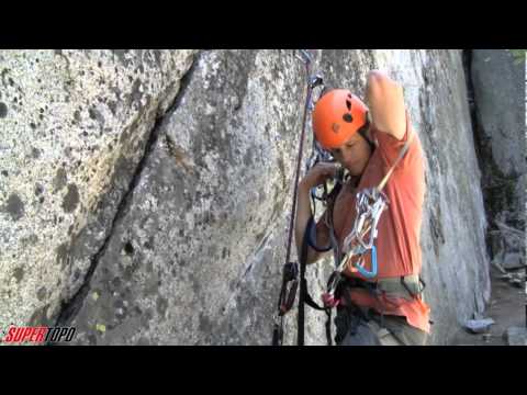 Following traversing terrain when aid climbing - How To Big Wall Climb