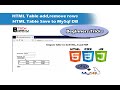 HTML With Temporary Table Beginner Tricks