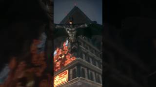 Batman and his batmobile entry in Batman Arkham knights #batman #gaming #batmobile