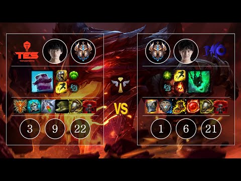 TES yuyanjia Braum vs DMO Mark Thresh Sup - KR Challenger Patch 10.10