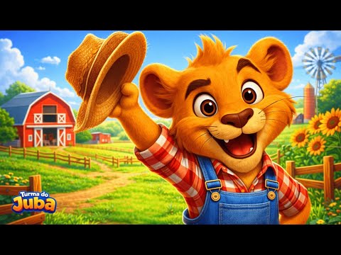 O leãozinho Juba apresenta os animais da fazenda