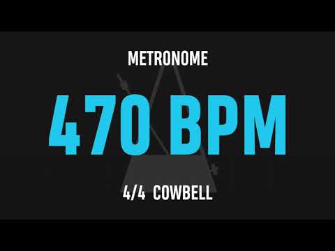 470 BPM 4/4 - Best Metronome (Cowbell)