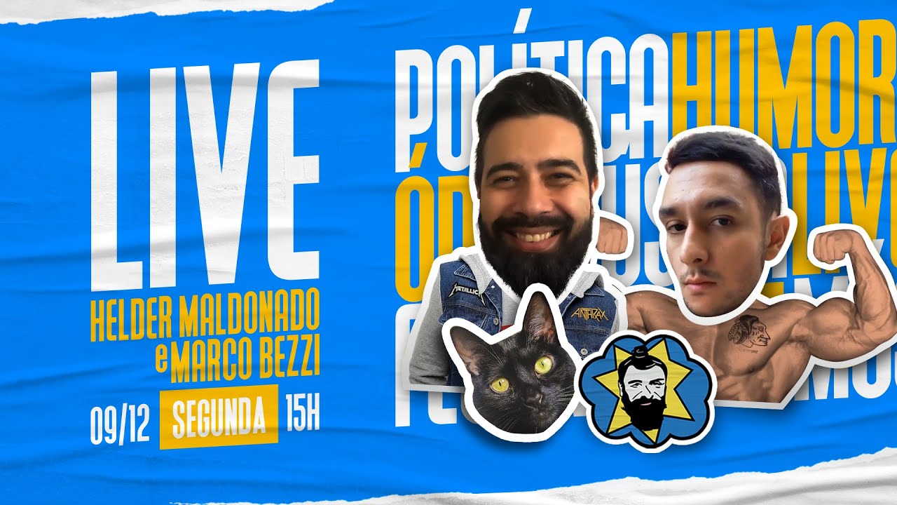 🔴 LIVE: AS NOTÍCIAS E POLÊMICAS DO DIA COM HELDER E BEZZI | Galãs Feios