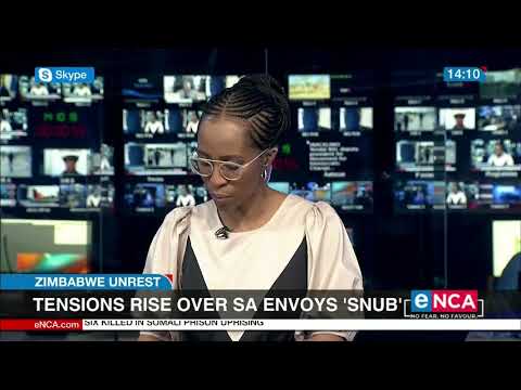 Tensions rise in Zim over SA envoy snub – Tendai Biti speaks to eNCA Tensions rise in Zim over SA envoy snub – Tendai Biti speaks to eNCA