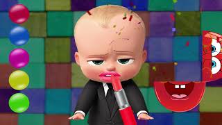 A Tisket A Tasket | Boss Baby Learn Colors | Nursery Rhymes For Kids