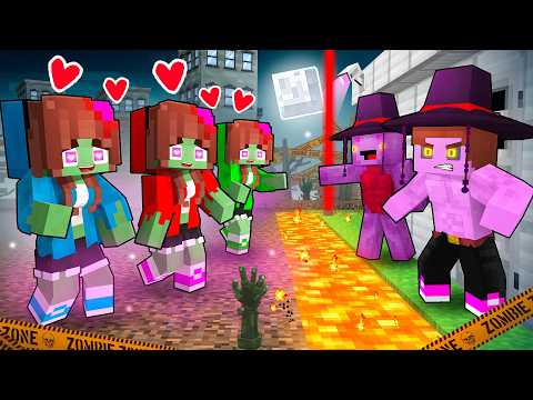 JJ LOVE CURSE VS Security House - Maizen Minecraft Animation