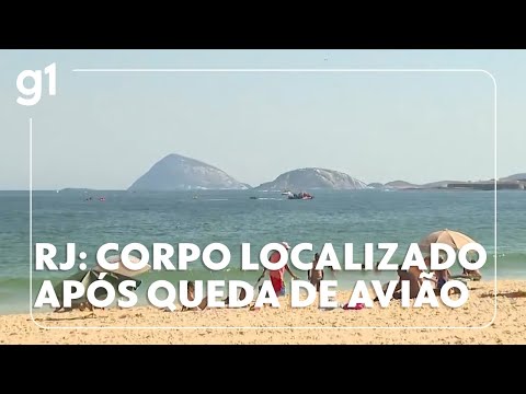 Avião pequeno cai no mar em Copacabana; um corpo foi localizado