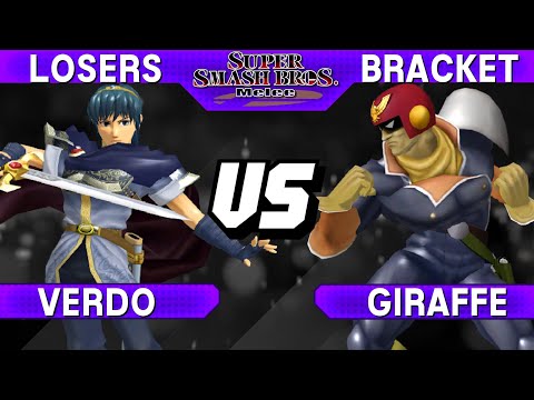 Smash Melee - Verdo (Marth) vs Giraffe (Falcon) - S@LT 199 Losers Bracket
